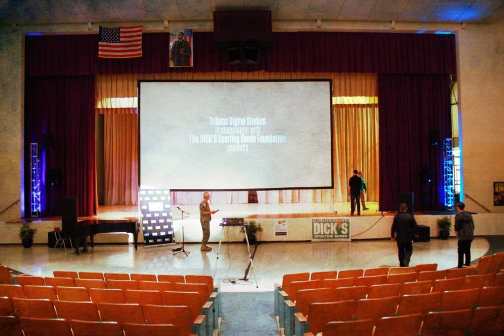 we could be king, projection, mlk, high school, philadelphia, video