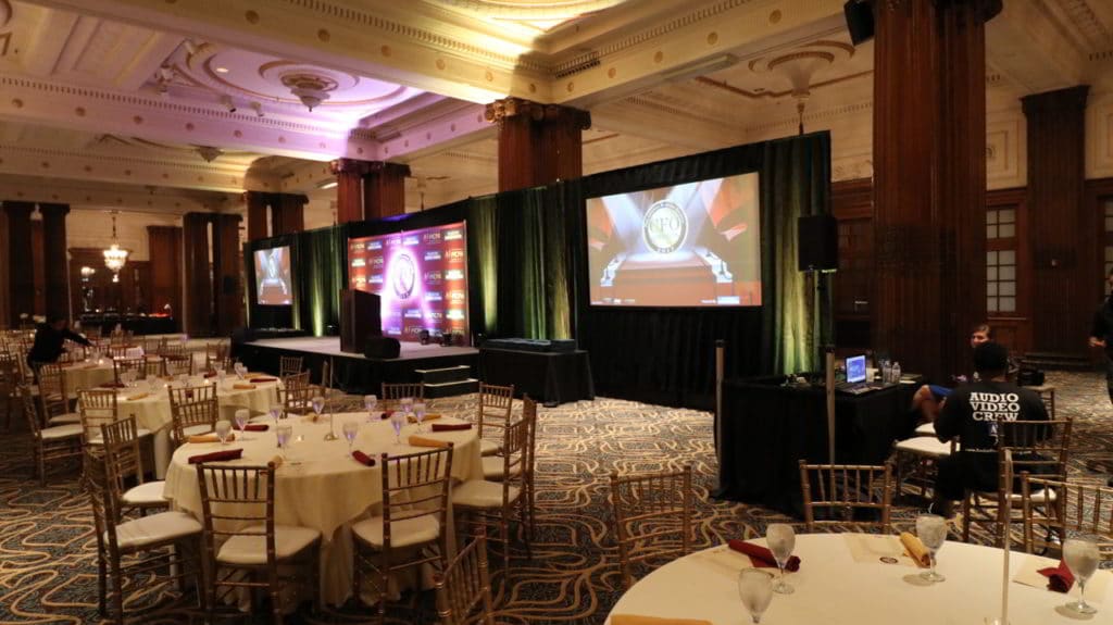 gold light, uplighting, gold lighting, ballroom