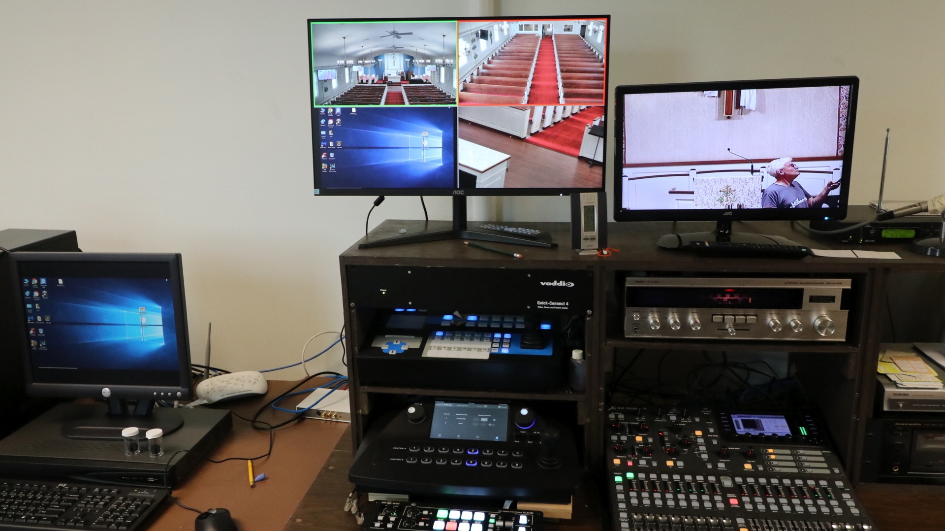 Church Video Installation - A.V. Rental Services Inc